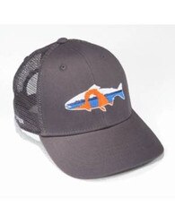 RepYourWater Utah Delicate Arch Mesh Back Hat in Charcoal and White